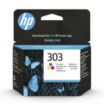 HP 303 tříbarevná inkoustová náplň,T6N01AE, T6N01AE - originální