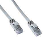 DATACOM Patch cord UTP CAT6 0,5m šedý FLAT plochý, 1440