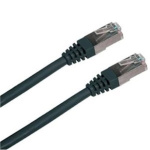 DATACOM Patchkabel S/FTP,Cat6,2xRJ45, 2m černý, 1621