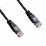 DATACOM patch cord UTP cat5e 2M černý, 1521