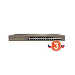 Tenda TEG5328P-24-410W Gigabit L3 PoE+ Switch 370W, 24x 1Gb/s PoE+, 4x SFP, STP, IGMP, VLAN, Rack, 75011927