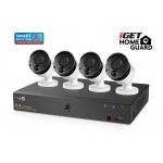 iGET HGNVK85304 - Kamerový PoE FullHD set, 8CH NVR + 4x IP 1080p kamera, SMART detekce, W/M/Andr/iOS, HGNVK85304