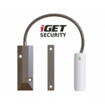 iGET SECURITY EP21 - senzor na železné dveře/okna/vrata pro alarm M5, výdrž baterie až 5 let, EP21