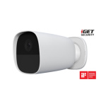 iGET SECURITY EP26 White - WiFi bateriová FullHD kamera, IP65, zvuk,samostatná a pro alarm M5-4G CZ, EP26 White