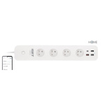 iGET HOME Power 4 USB  - WiFi chytrá prodlužka 4x 230V + 4x USB, samostatná, měření spotřeby, 3680W, HOME Power 4 USB, 75020804