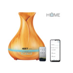 iGET HOME Aroma Diffuser AD500 - chytrý aromadifuzér, barevné LED podsvícení, aplikace, ovladač, 84004104