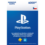 SONY ESD ESD CZ - PlayStation Store el. peněženka - 6000 Kč, SCEE-CZ-00600000