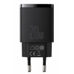 Baseus CCXJ-B01 Compact Quick Nabíječka USB/USB-C 20W Black, 6953156207233