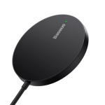 Baseus Bezdrátová nabíječka do sítě Simple Mini3 15W USB-C černá, CCJJ040001