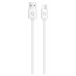 ALIGATOR Datový kabe 2A USB-C 2m, bílý, DAKA012