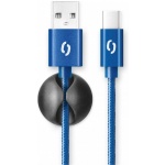 ALIGATOR PREMIUM 2A kabel, USB-C, modrá, DATKP30