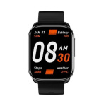 QCY Smartwatch GS S6/Black/Sport Band/Black, GS S6 black