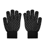 Touch screen gloves TRIANGLE for Woman black 432393