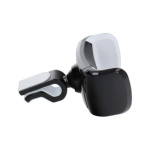Car holder for smartphone to air vent black-white 360 SILK 432870