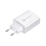 FORCELL F-ENERGY TFK-TC-20WPD travel charger Type C + cable Type C to Lightning PD QC4.0 3A 20W white 440721