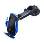 FORCELL car holder with wireless charging automatic sensor + magnetic adapters HS1 15W blue 440819