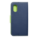 Fancy Book case for SAMSUNG XCOVER 5 navy / lime 444305