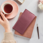 Smart Magneto book case for XIAOMI REDMI NOTE 11 PRO / NOTE 11 PRO 5G burgundy 582024