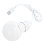 LED bulb to USB white light 5W cable long 1m 350lm 585832