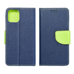 Fancy Book case for  XIAOMI Redmi NOTE 12 4G navy / lime 591537