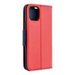 FANCY Book case for XIAOMI Redmi Note 12 Pro 5G red / navy 591544