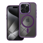 COLOR EDGE MAG COVER case compatible with MagSafe for IPHONE 15 Pro deep purple 593893