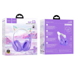 HOCO wireless bluetooth headphones W42 Cat Ear purple grape 594993