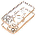 ELECTRO MAG COVER case compatible with MagSafe for SAMSUNG S24 gold 600260