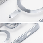 ELECTRO MAG COVER case compatible with MagSafe for SAMSUNG S24 Plus silver 600264