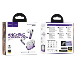 HOCO wireless earphones bluetooth TWS ANC + ENC EQ16 purple glaze 601425