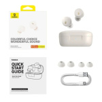 BASEUS wireless earphones bluetooth TWS ENC IPX4 Bowie E18 white 604093