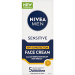 Nivea Men Sensitive ochranný pleťový krém, OF 15, 75 ml