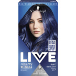 Schwarzkopf Live Urban Metallics barva na vlasy Metalická modrá U67, 60 ml