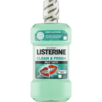 Listerine ústní voda Clean & Fresh Mild Taste, 500 ml