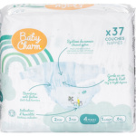 Baby Charm jednorázové plenky Super Dry Flex Maxi 9-14 kg, 37 ks