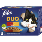 Felix Fantastic DUO kapsičky pro kočky, výběr v želé 12× 85 g
