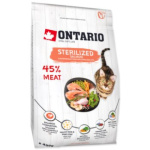 Krmivo Ontario Cat Sterilised Salmon 0,4kg 213-10773|X|X|KS