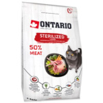 Krmivo Ontario Cat Sterilised Lamb 0,4kg 213-10793|X|X|KS