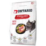 Krmivo Ontario Cat Sterilised Lamb 0,4kg 213-10793|X|X|KS