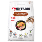 Krmivo Ontario Cat Sterilised 7+0,4kg 213-10833|X|X|KS