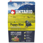 Krmivo Ontario Puppy Mini Lamb & Rice 2,25kg 214-10195|X|X|KS