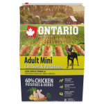 Krmivo Ontario Adult Mini Chicken & Potatoes 2,25kg 214-10535|X|X|KS