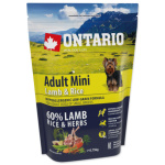 Krmivo Ontario Adult Mini Lamb & Rice 0,75kg 214-10593|X|X|KS