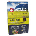 Krmivo Ontario Adult Mini Lamb & Rice 2,25kg 214-10595|X|X|KS