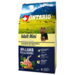 Krmivo Ontario Adult Mini Lamb & Rice 6,5kg 214-10597|X|X|KS