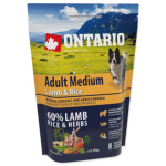 Krmivo Ontario Adult Medium Lamb & Rice 0,75kg 214-10693|X|X|KS