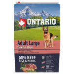 Krmivo Ontario Adult Large Beef & Rice 2,25kg 214-10755|X|X|KS