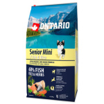 Krmivo Ontario Senior Mini Fish & Rice 6,5kg 214-11177|X|X|KS