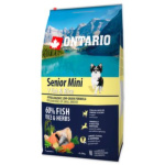 Krmivo Ontario Senior Mini Fish & Rice 6,5kg 214-11177|X|X|KS