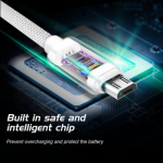 SWISSTEN Textile Micro USB, datový kabel, růžovo zlatý, 2 m 71522305